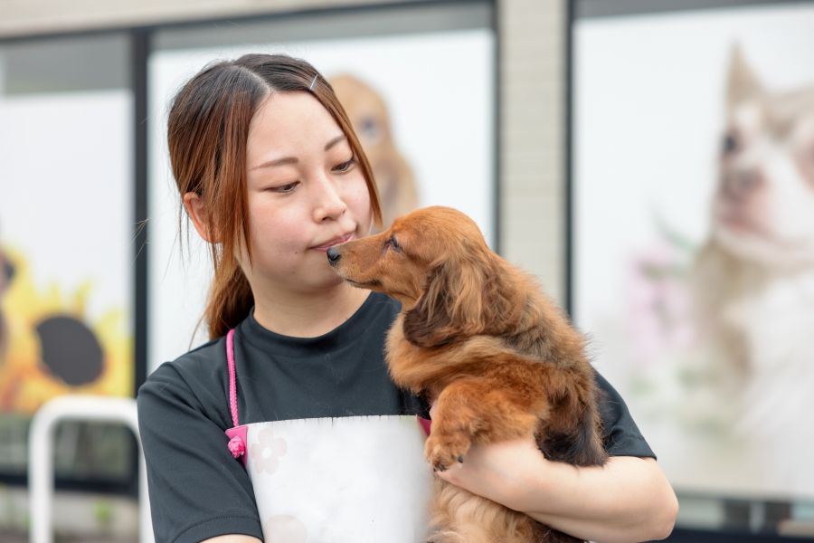 スタッフとワンちゃん_米子店57